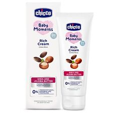 Chicco Baby Moments Rich Cream With Shea, Jojoba Butter For Dry Skin 100gm
