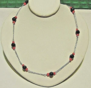 New 14k Gold AZABACHE 24" Necklace 6mm - Picture 1 of 2