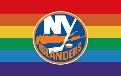 New York Islanders Pride Flag 3x5ft Banner Polyester Ice Hockey Stanley Cup 003 Cover