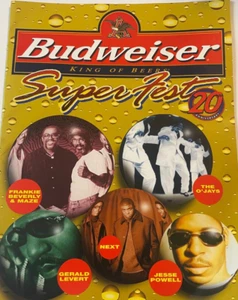 1999 Budweiser Super Fest 20th Anniversary Concert Souvenir Program. - Picture 1 of 4