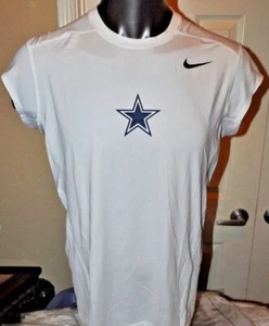 NIKE-PRO Dri-Fit NFL Dallas Cowboys Star FITTED Shirt L-2XL Short Sleeve NWOT - Picture 1 of 5