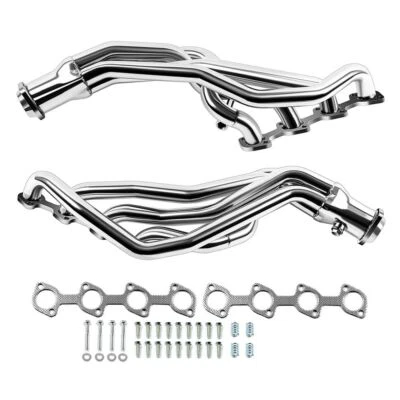 FOR 96-04 Ford MUSTANG GT 4.6L V8 STAINLESS LONG TUBE MANIFOLD HEADER EXHAUST  - Image 1 of 4