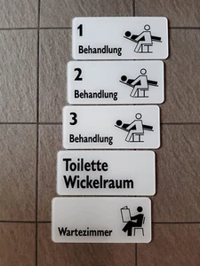 Plexiglas Rundeckenschilder Praxis Typ "Bonn" - Bild 1 von 1