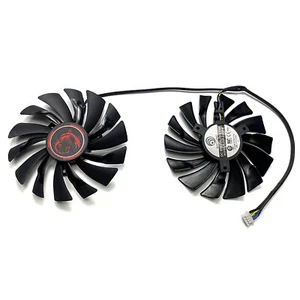 1Pair Graphics Card Fan for MSI R9 390X 390 380/R7 370 GAMING Graphics Card - Afbeelding 1 van 7
