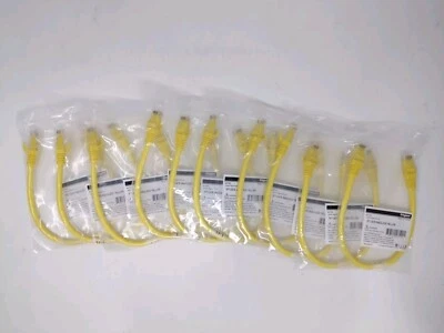 Legrand Cables To Go 1ft Cat 6 550MHz Snagless Patch Cable Yellow 27190 10pk - Image 1 of 4