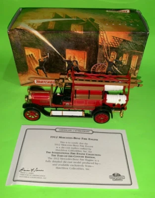1912 Mercedes-Benz Fire Engine Series Matchbox Models of Yesteryear  w/COA & Box - Image 1 of 3