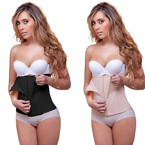 Cintura Ajustadora Deportiva Ideal para Entrenamiento con Cremallera Faja Colombiana Vedette 403 - Imagen 1 de 10