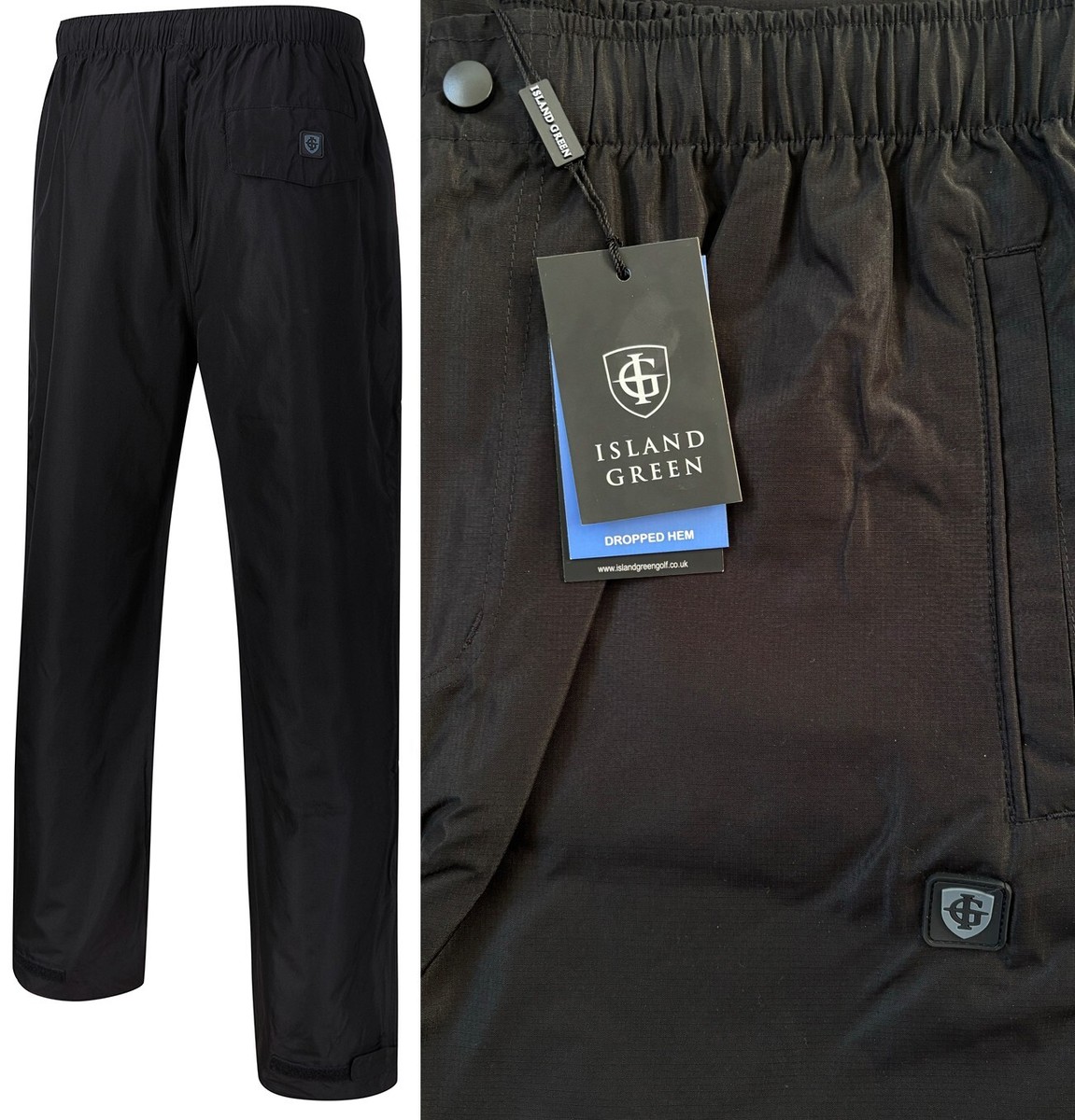 Pantaloni Da Golf Uomo Impermeabili Slim Fit - Elasticizzati, Leggeri, Con 5 Tasche - Foto 10