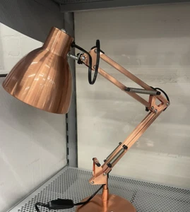 Home Copper Task Table Swing Lamp, Hole Desk Office Work Light - Picture 1 of 6