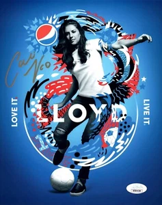 CARLI LLOYD AUTOGRAPH SIGNED 8X10 PHOTO #4 USWNT SOCCER WORLD CUP JSA - Picture 1 of 1
