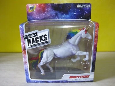2019 Boss Fight Vitruvian Hacks 4" Mighty Steeds Articulated Horses Sara Francis - Image 1 of 4