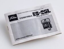Bedienungsanleitung Toshiba ES-25L ES 25 L Instruction Manual Anleitung