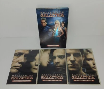 Battlestar Galactica - Season 2.0 (DVD, 2005, 3-Disc Set),PRE-Owned,Clean - Image 1 of 4