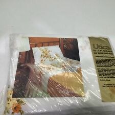 NOS Stevens Utica Floral Canterbury Full Fitted Sheet Percale 54” x 76" Vintage