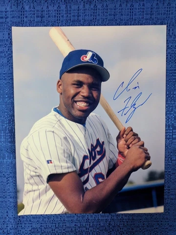 MONTREAL EXPOS AUTOGRAPHED CLIFF FLOYD 8 X 10 PHOTO Cover