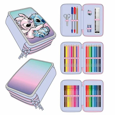 CERDA Disney Stitch Dreifach-Federmäppchen