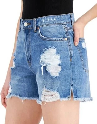 Vanilla Star Hadley Jean Shorts Denim Boyfriend Super High Rise NEW NWT Sz 3 - Image 1 of 3