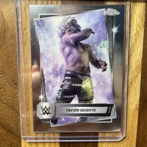 Tavion Heights 68 2025 Topps Chrome WWE Base - Picture 1 of 2