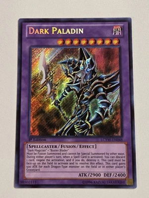 Dark Paladin LCYW-EN048 1st Edition Secret Rare Yugioh Legendary Collection 3 LP - Image 1 of 4