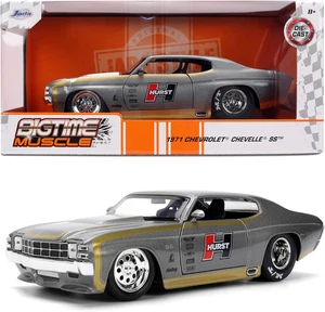 Bigtime Muscle 1971 Chevrolet Chevelle SS Die-Cast Metal Car 1:24 New Toy Gift - Picture 1 of 10