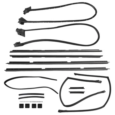 17PCS   Weatherstripping Seals Kit For GMC Caballero 5987545 2135478 1978-1987 - Image 1 of 4