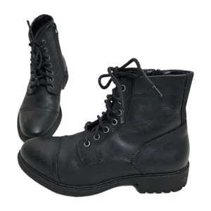 Botas de combate Frye and Co. Cody de cuero negras con cremallera lateral al tobillo para hombre talla 8 suela - Imagen 1 de 18