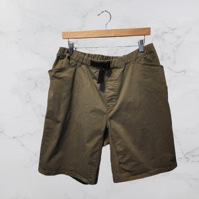 Mountain Hardwear XL Men's Cotton Blend Shorts Pull On Olive Green - Image 1 of 4