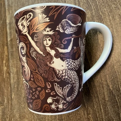 Taza de café Starbucks 35 aniversario sirena sirena marrón cobre 2007 de colección Foto 1 de 4