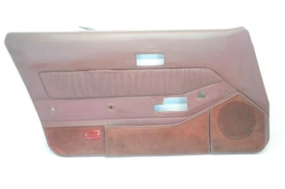 84-86 Nissan 300ZX Z31 2+0 Driver Left Front Red Door Trim Panel Door Card - Image 1 of 4