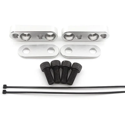 Adaptador Elevadores de Manillar Ajustable Cromo Ajuste para Honda Goldwing GL1800 2001-17 Foto 1 de 4