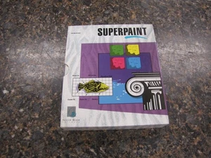 Vintage SuperPaint - Silicon Beach Software - 1988 for Apple Macintosh - Mint - Foto 1 di 5