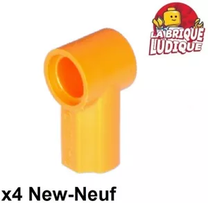 Lego Technic 4x Axle Pin Connector Angled #1 Orange 32013 New - Picture 1 of 1