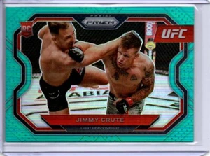 JIMMY CRUTE 2021 PANINI PRIZM UFC TEAL PRIZM RC #D 15/49 - Picture 1 of 1