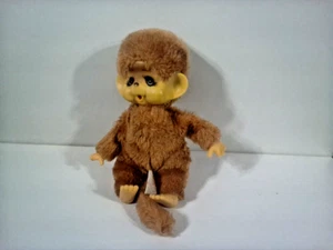 Vintage Rare Fun-World Orange Monchichi Rubber Face Monkey Plush Thumb Sucking - Picture 1 of 7