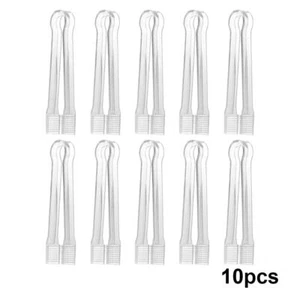 10pcs Plastic Transparent Ice Clips Bar Mini Plastic Ice Clips Hot Z3 - Picture 1 of 15