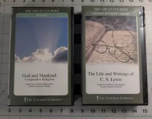 Set of 2: GREAT COURSES: God & Mankind + Life & Writings of CS Lewis #RLG #BKS - Picture 1 of 18