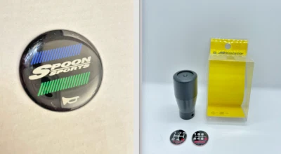 Pomo de cambio de cuchara con pegatina de bocina de rueda combo s2000 Eg Ek Dc2 Dc5 BB6 Jdm Honda Foto 1 de 4