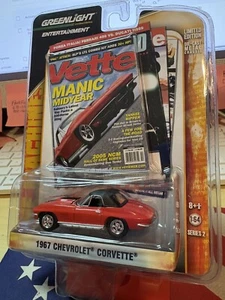 2012 GREENLIGHT VETTE MANIC MIDYEAR LIMITED EDITION 1967 CHEVROLET CORVETTE 1/64 - Picture 1 of 7