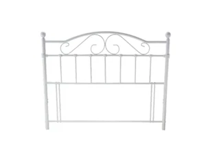 Metal Headboards White Gloss With a Gentle Curved Top - Bed Frame Headend - Picture 1 of 7