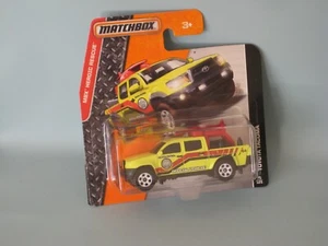 Matchbox Toyota Tacoma Life Guard Beach Rescue Yellow Toy Model Car 73mm Long - Picture 1 of 1