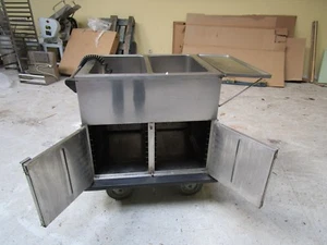 RIEBER Bain Marie,Wasserbad,Wärmewagen, Ausgabewagen 2/1GN Strom gebraucht - Bild 1 von 9