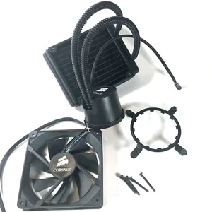 Corsair Hydro Series H50 (CWCH50-1) CPU Water Cooler 120mm Fan w/ LGA1366 Bracke - Picture 1 of 10