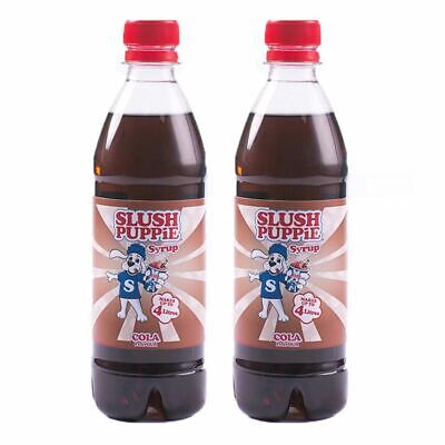 Official Slush Puppie 2 Pack Frozen Cola Slushie Drink 500ml Maker Syrup • 13.99£