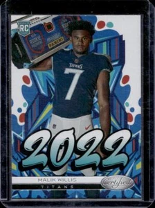 Panini 2022 Panini Certified Malik Willis #2022-2 - Picture 1 of 2