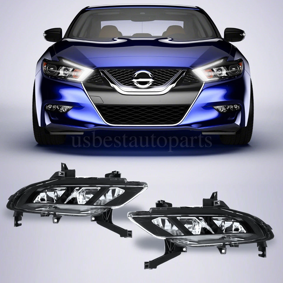 Driver Passenger Pair Fog Driving Light Lamp For 2016 2017 2018 Nissan Maxima - Image 1 of 4