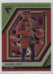 2022-23 Panini Flux Rookies Red Prizm Jaden Ivey #214 Rookie RC