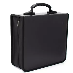 520 Disc CD DVD Organizer Holder Storage Case Bag Wallet Album Media Video Black - Picture 1 of 8