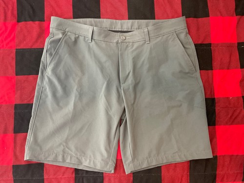 Pantaloncini da golf Under Armour da uomo 40 abbigliamento attivo sport chino vestibilità sciolta anteriore piatta
