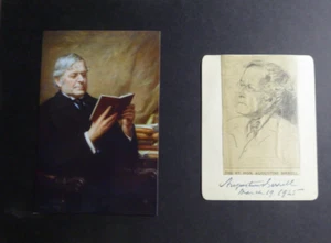 AUGUSTINE BIRRELL BRITISH POLITICIAN 1925 SIGNED AUTOGRAPH - Picture 1 of 3