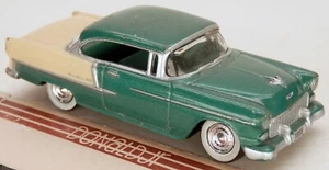 Chevrolet 1955 1955 de alta velocidad techo rígido verde/crema '55 escala 1/64 - Imagen 1 de 2